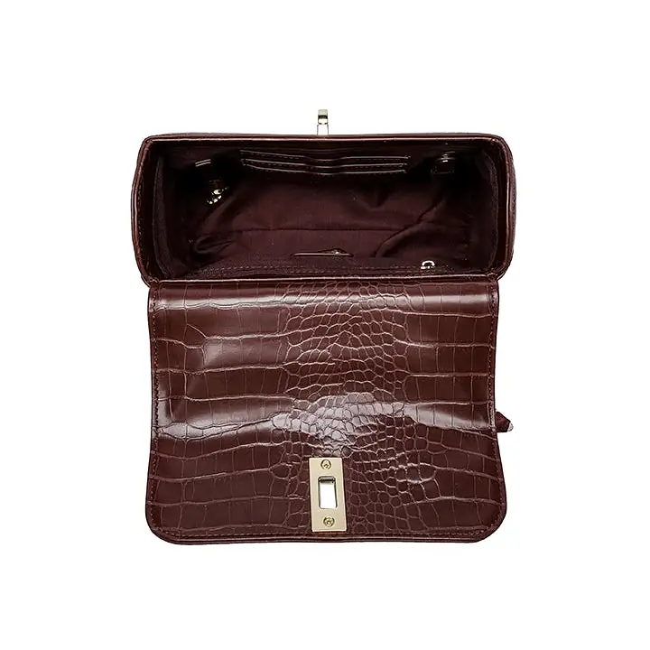 Top Handle Handbag With Clasp TK 22474