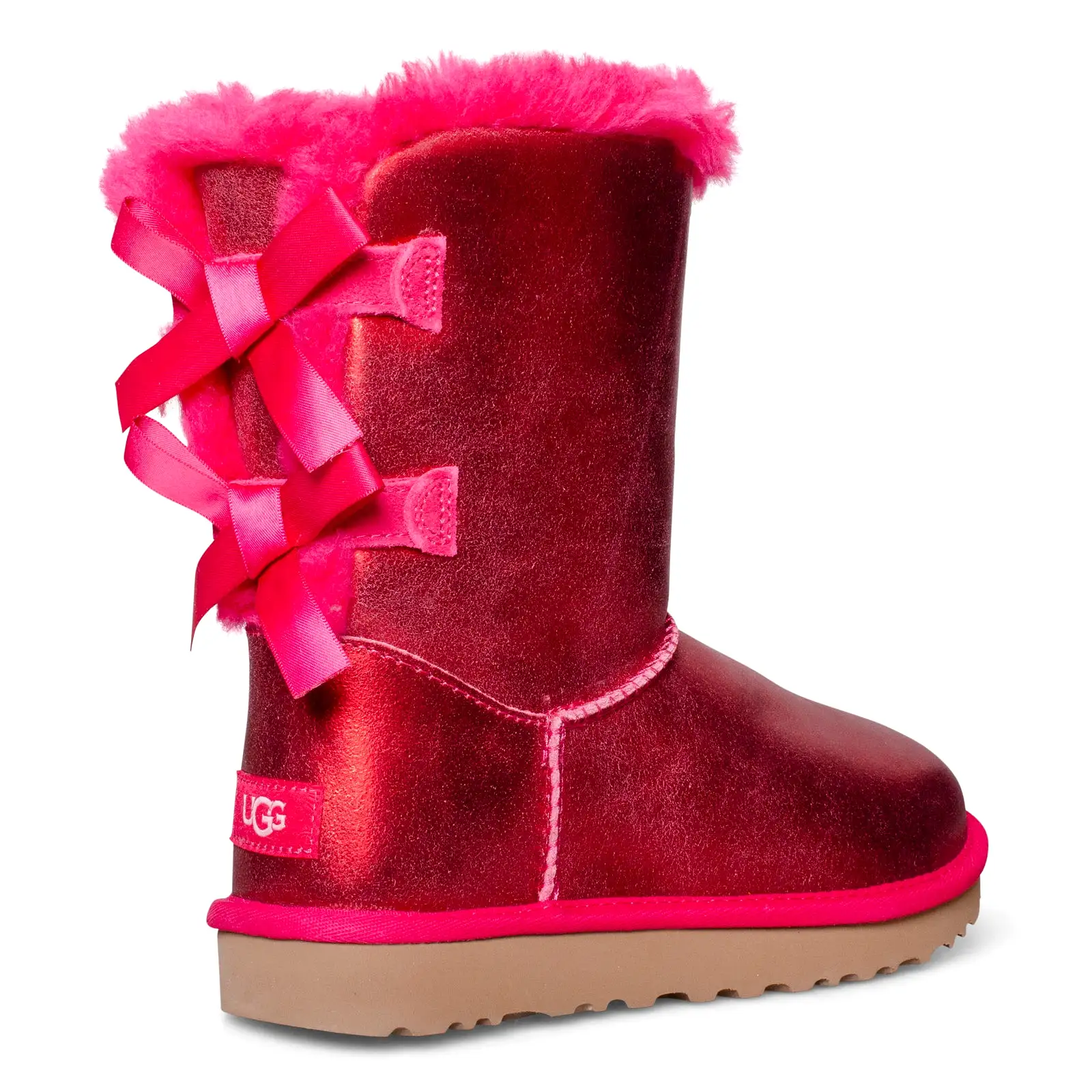 UGG Bailey Bow Glisten Radish Boots - Women's