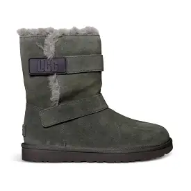 UGG Bailey Graphic Logo Strap Forest Night Boots - Women's