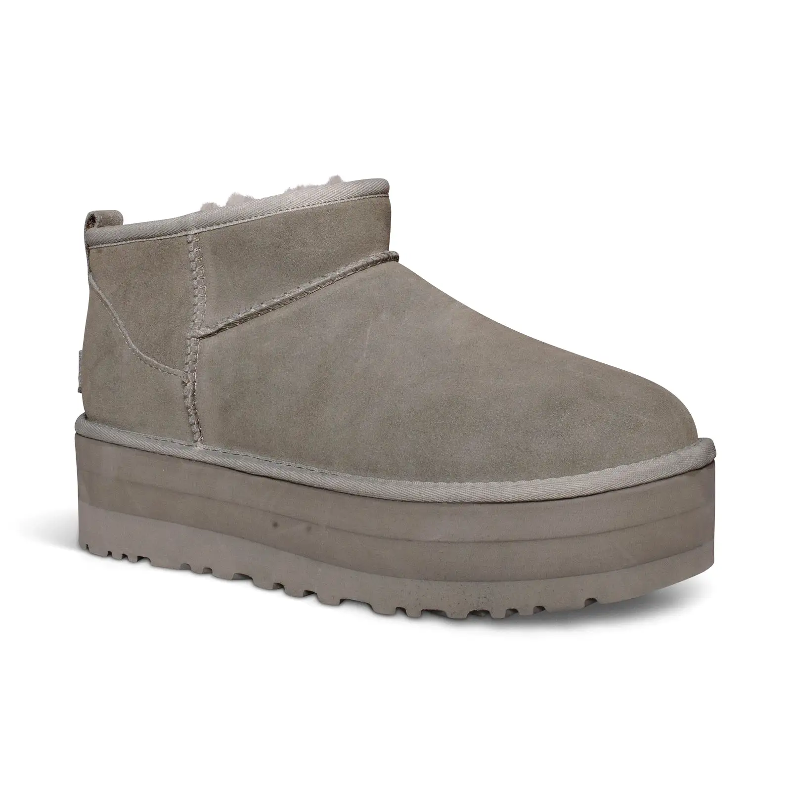 UGG Classic Ultra Mini Platform Moss Green Boots - Women's