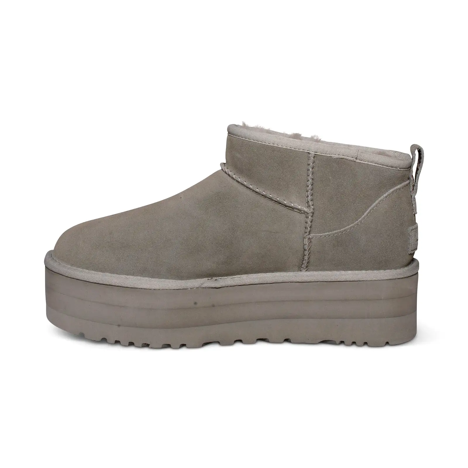 UGG Classic Ultra Mini Platform Moss Green Boots - Women's