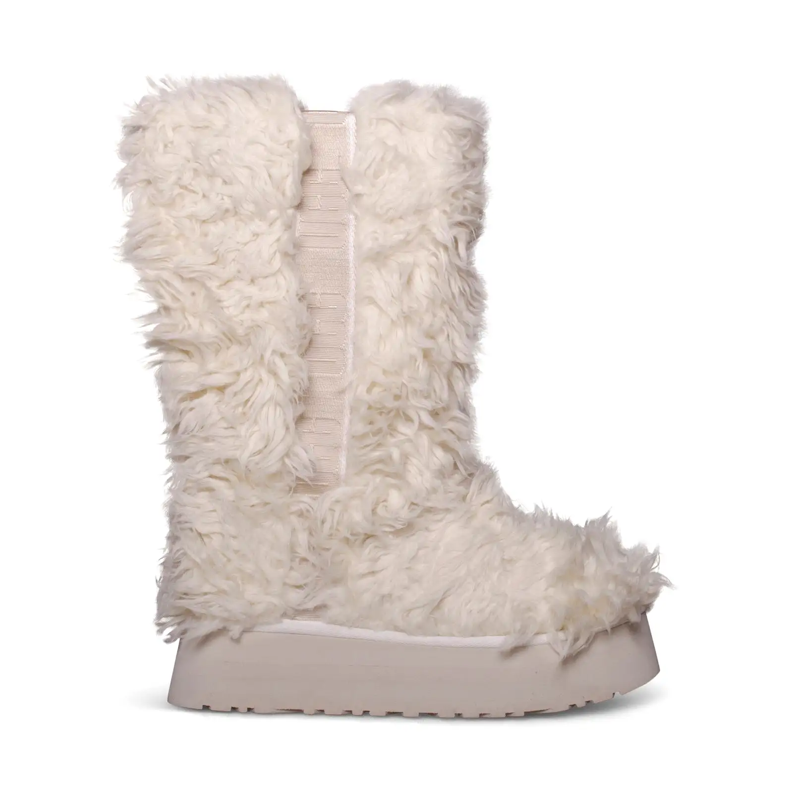 UGG Fluff Momma Sugar White Boots - Women's