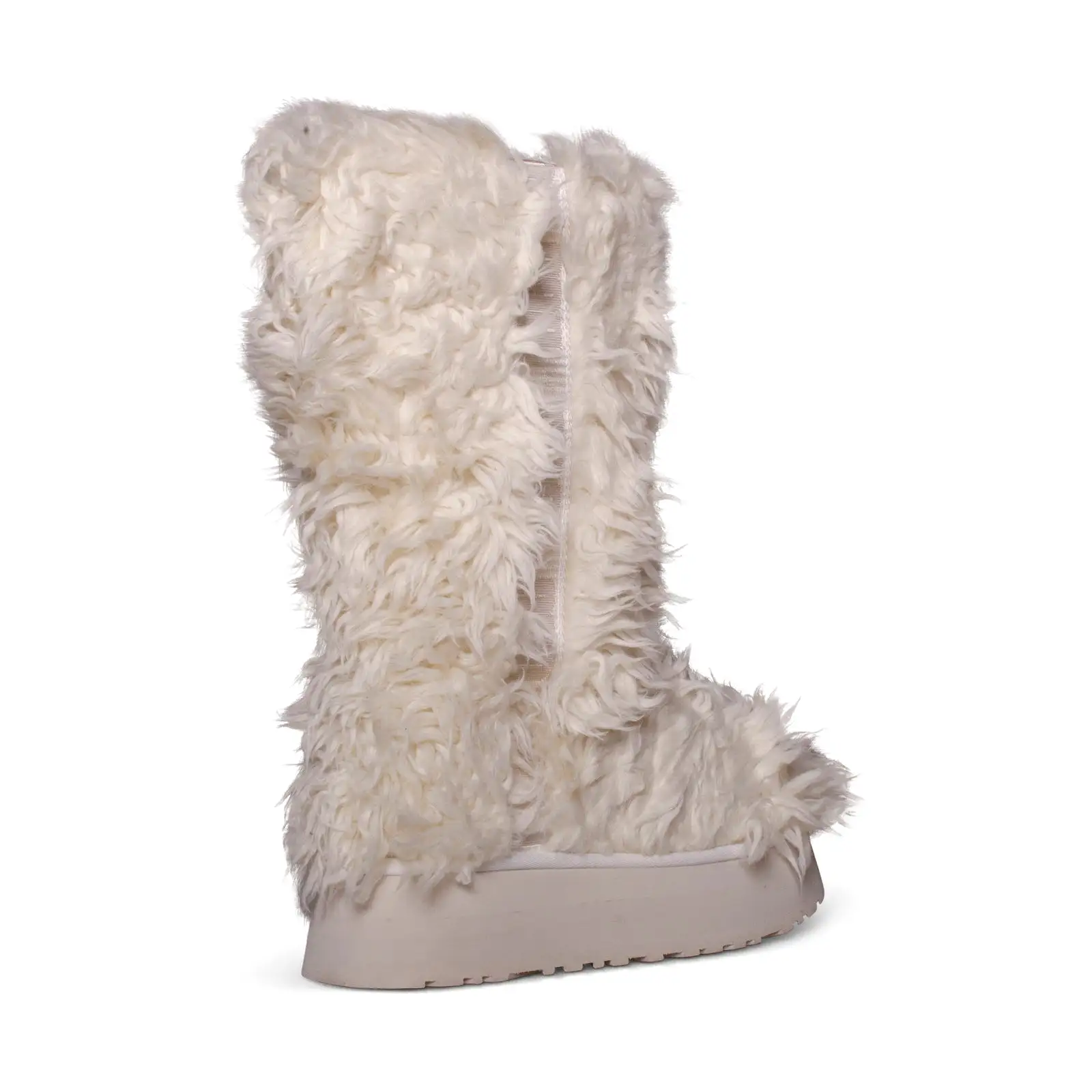 UGG Fluff Momma Sugar White Boots - Women's