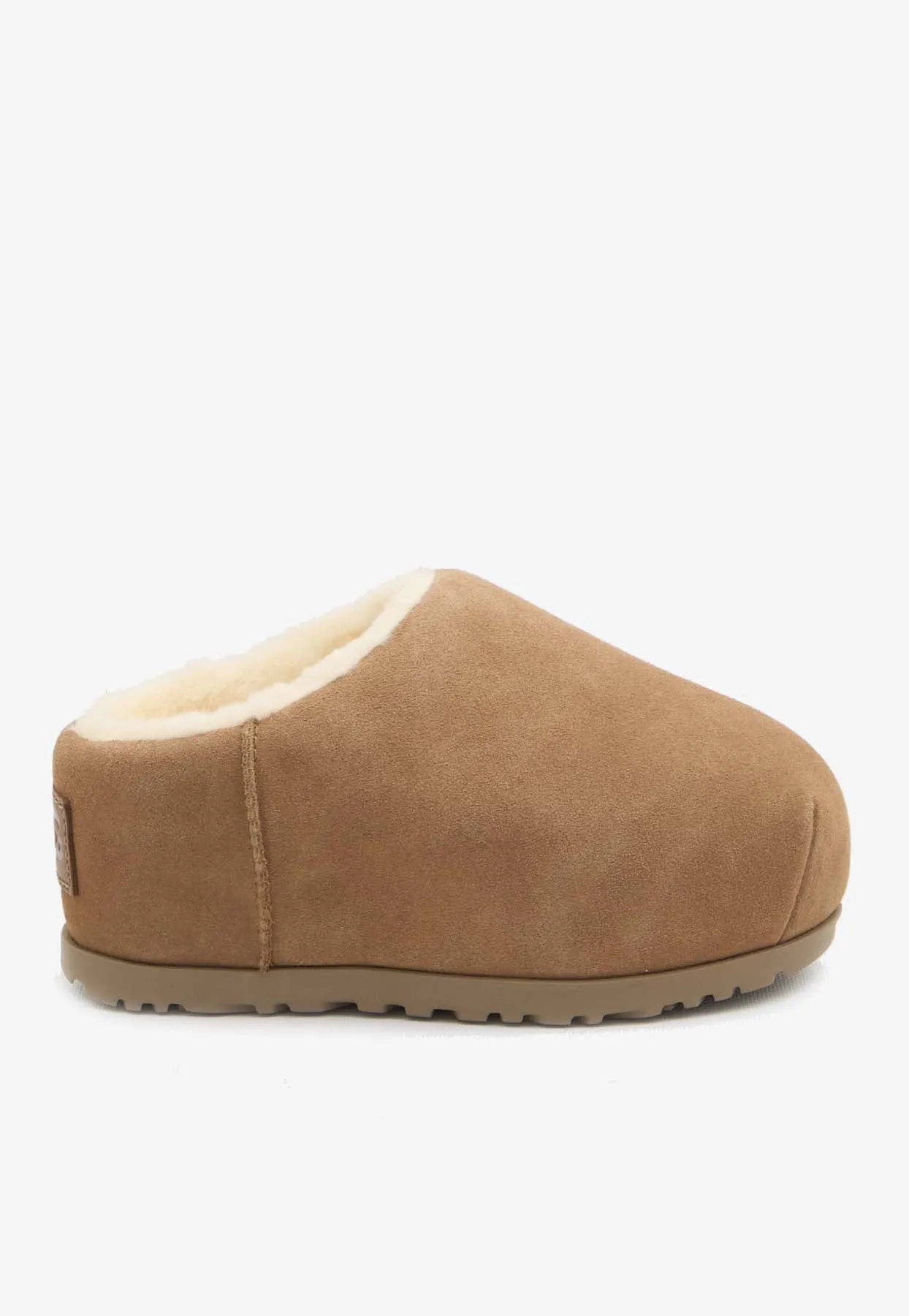 Ugg Pumped Suede Flat Mules