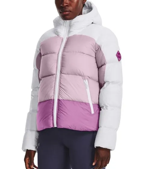 UNDER ARMOUR CGI Down Blocked Piumino caldo da donna invernale con isolamento in piumino d anatra 700 Allied traspirante e idror