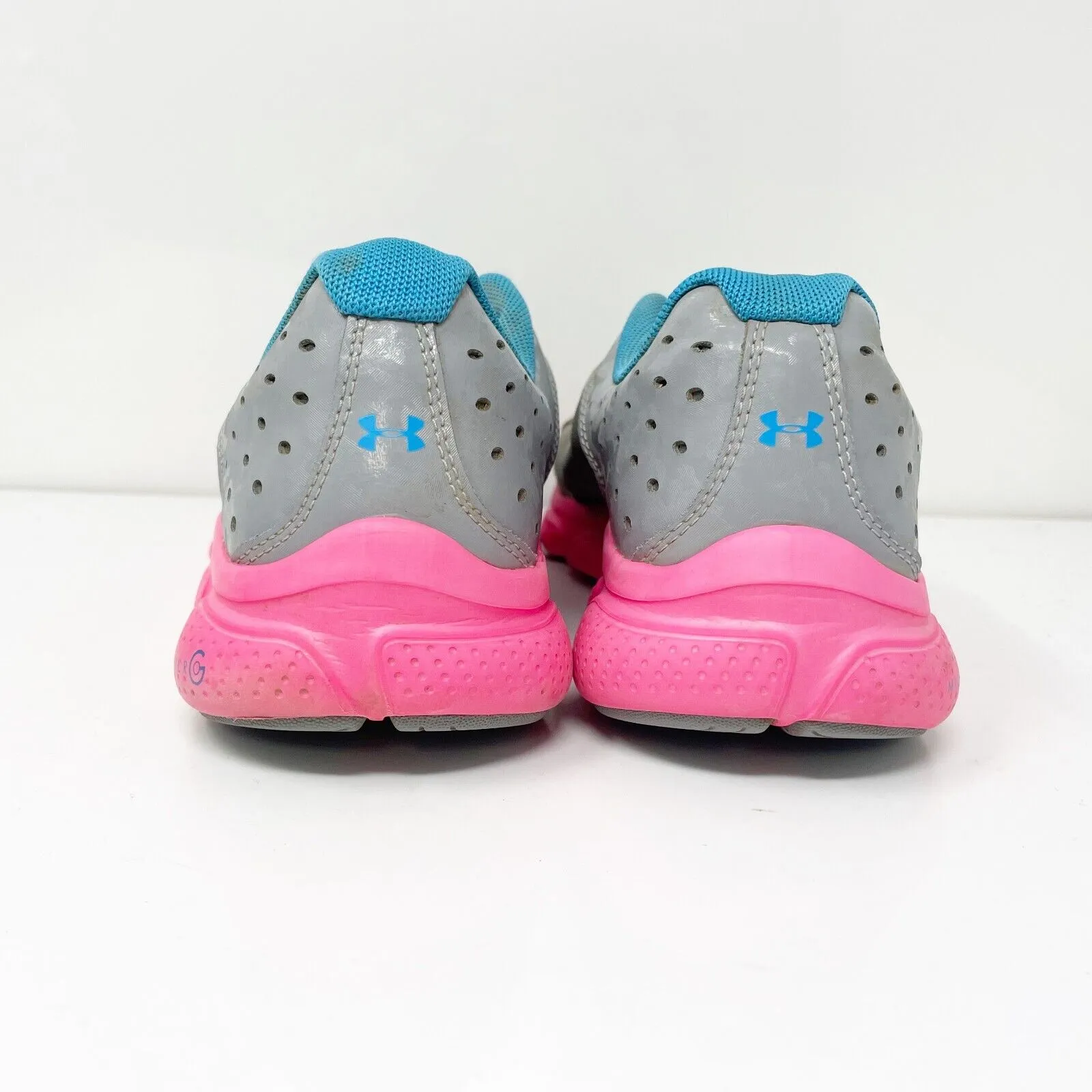 Under Armour Girls Micro G Assert 6 1266320-036 Gray Running Shoes Sneaker Sz 5Y