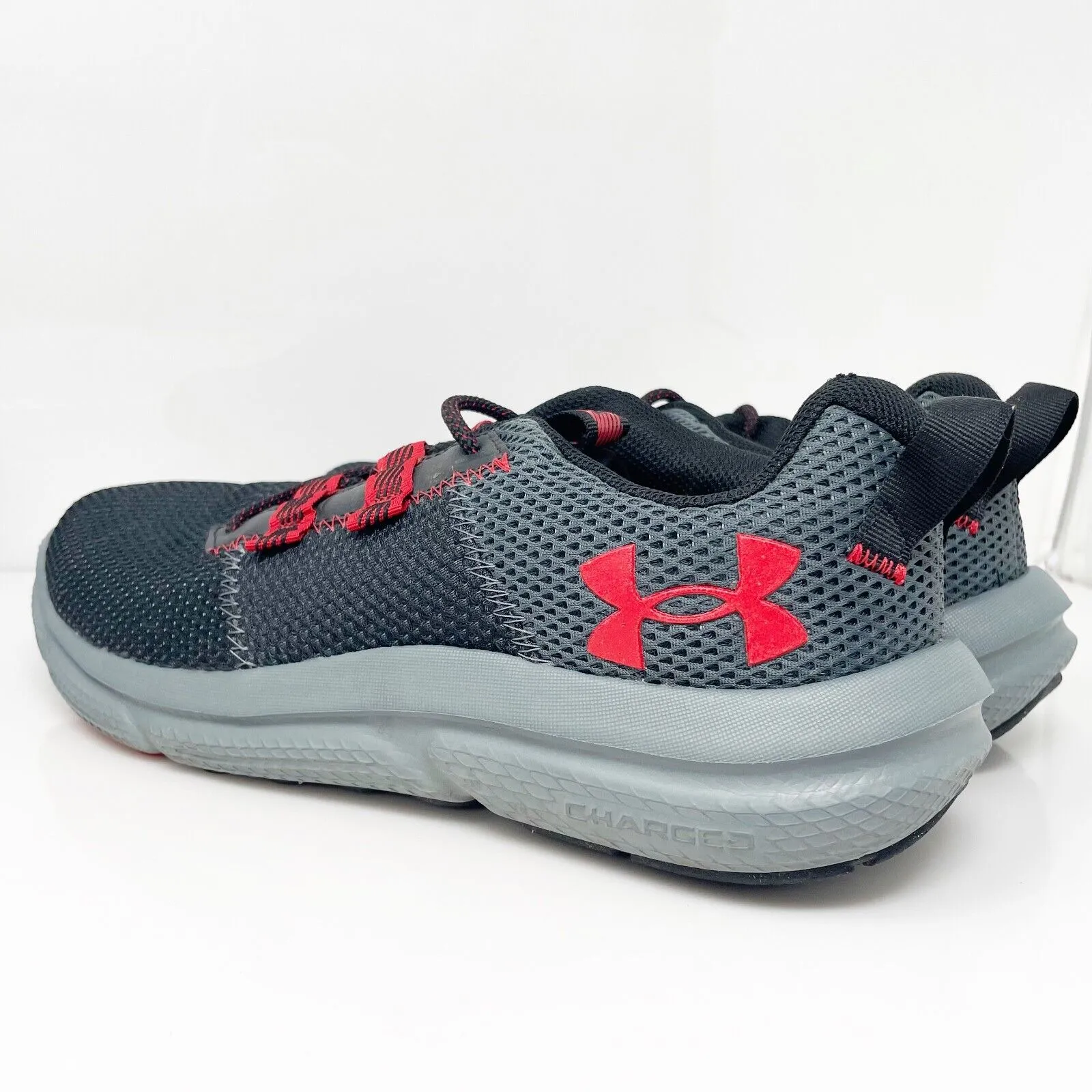 Under Armour Mens Charged Assert 5050 3026448 Black Running Shoes Sneakers 10.5