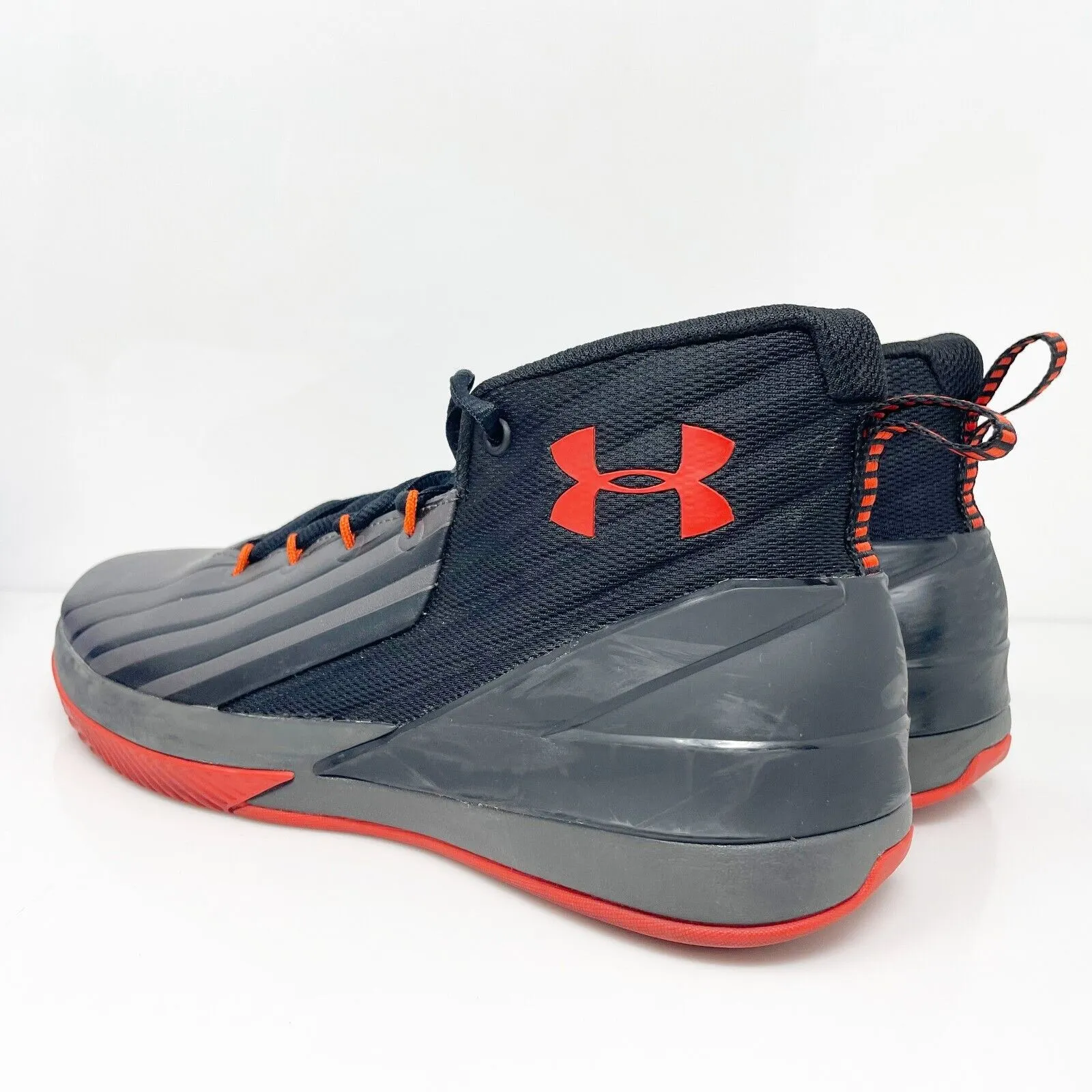 Under Armour Mens Lockdown 3 3020622-002 Gray Basketball Shoes Sneakers Size 8.5