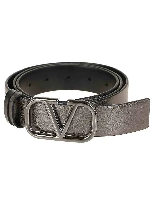 Valentino Garavani Belt H 30 Reversibile Vlogo Signature