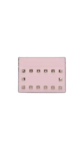 Valentino Garavani Rockstud Card Holder - Pink