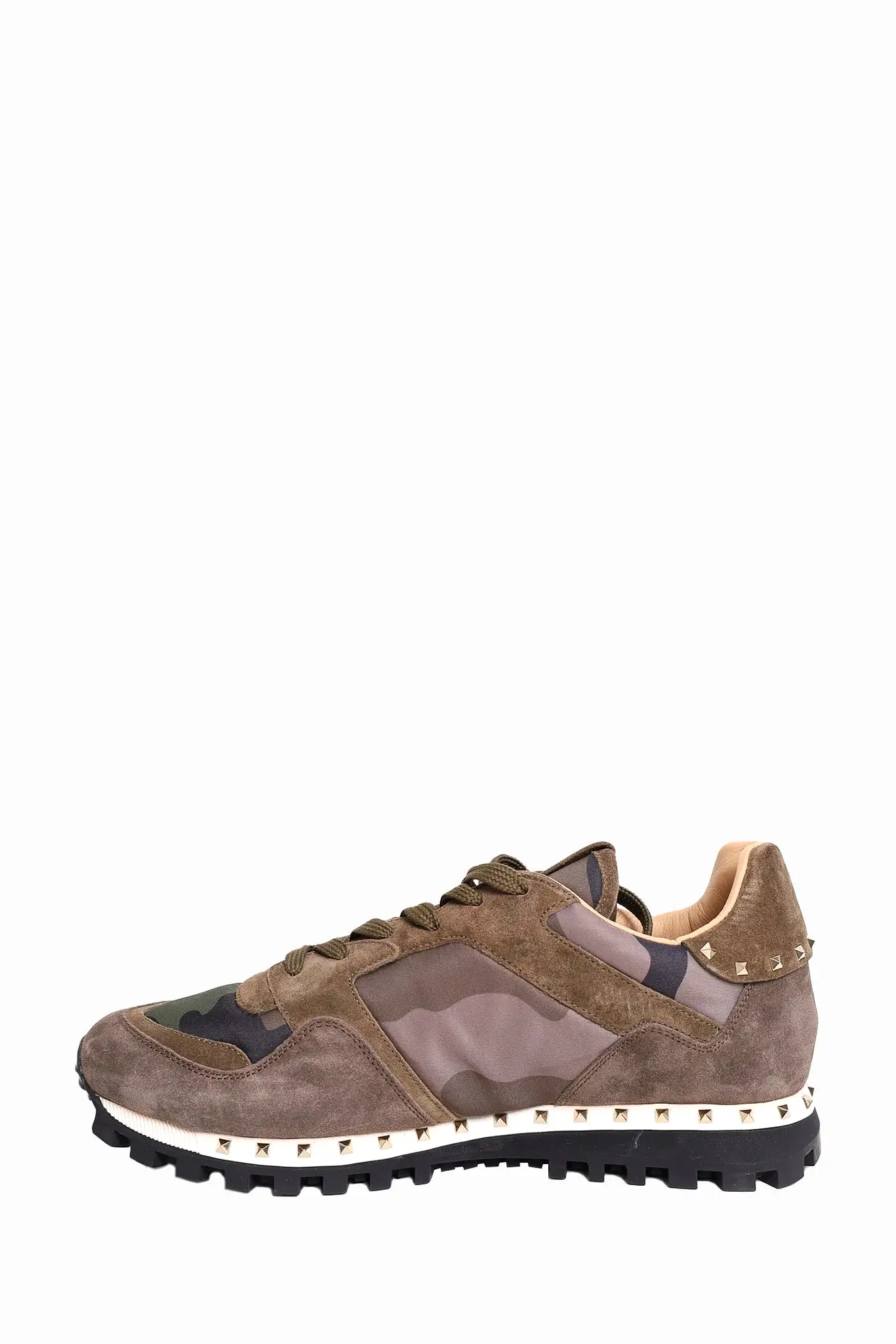 Valentino Garivani Camouflage Print Sneakers Rockrunner Size 43.5 Mens