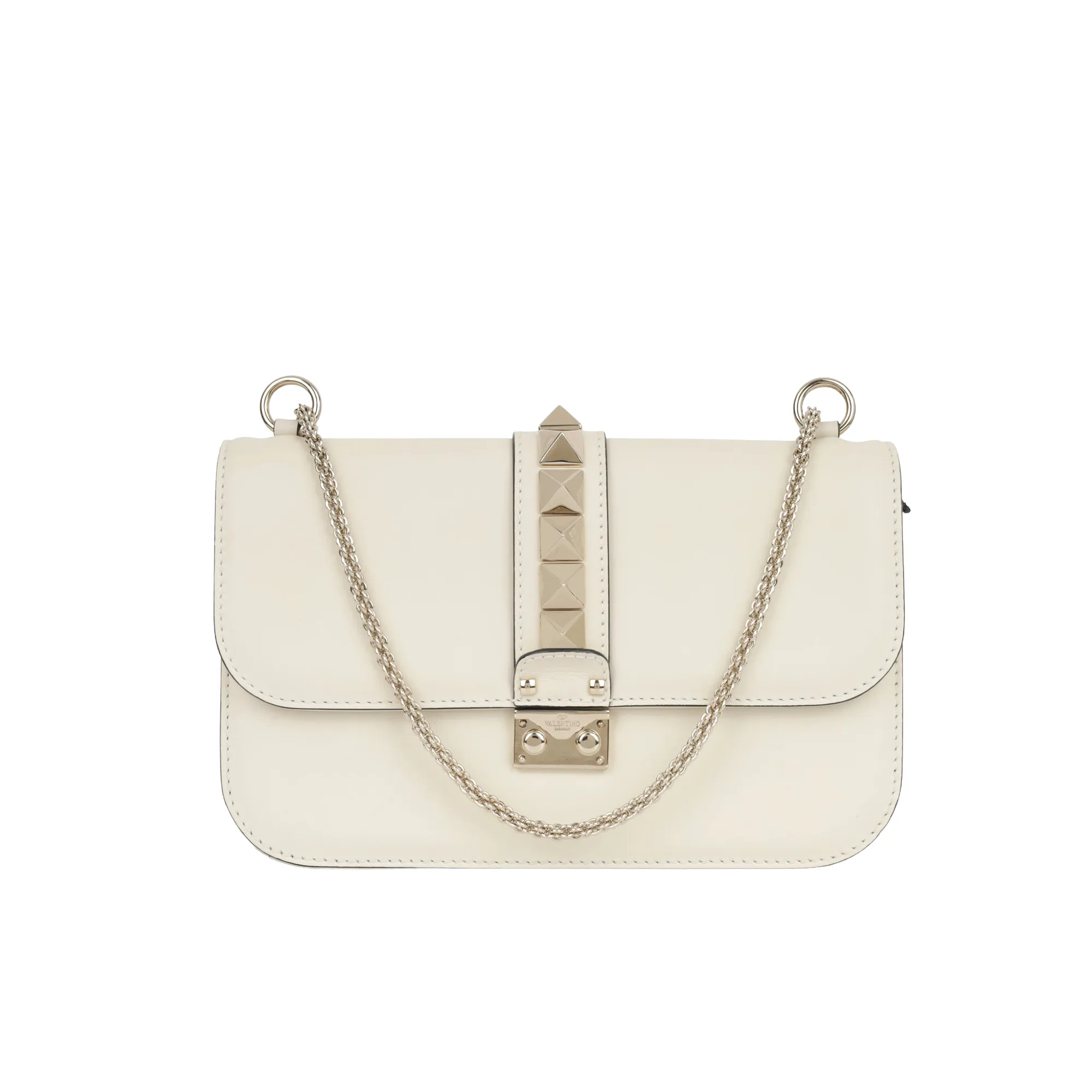 Valentino Medium Lock Rockstud Crossbody