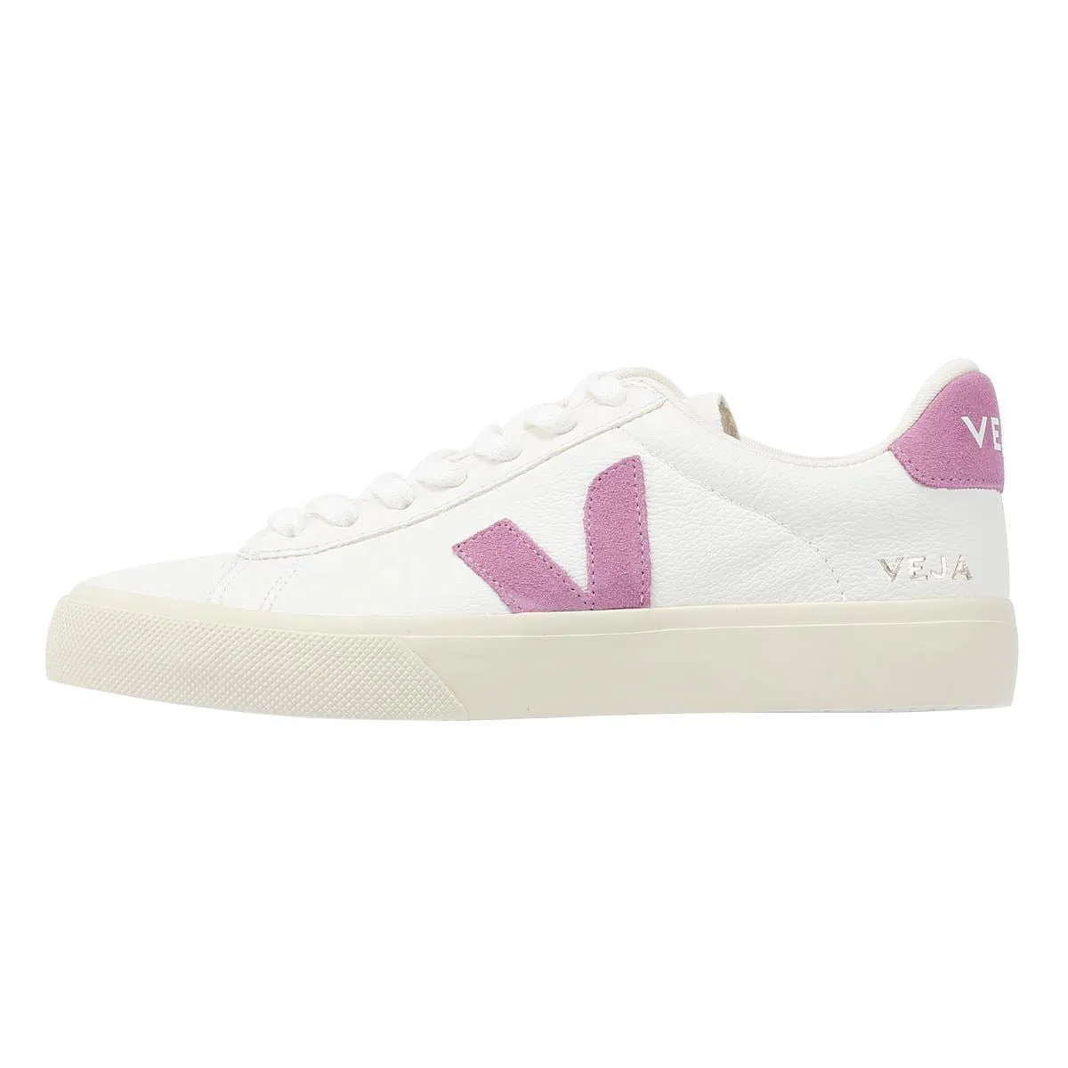 Veja Campo Leather Women's White/Mulberry Trainers