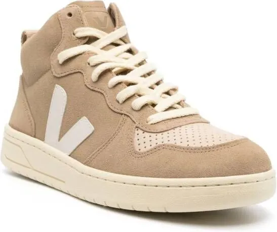 VEJA Minotaur suede high-top sneakers Brown