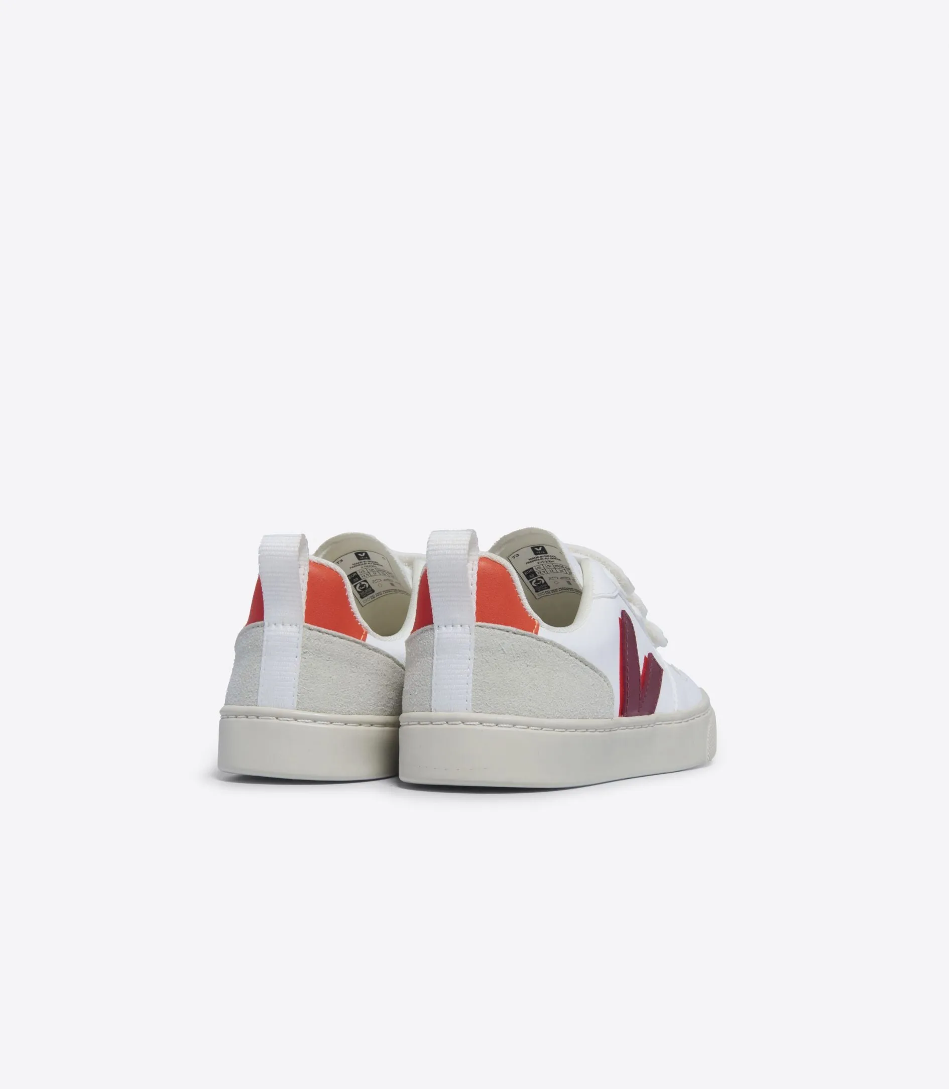 Veja Small V-10 CWL K - White / Marsala / Orange / Flou