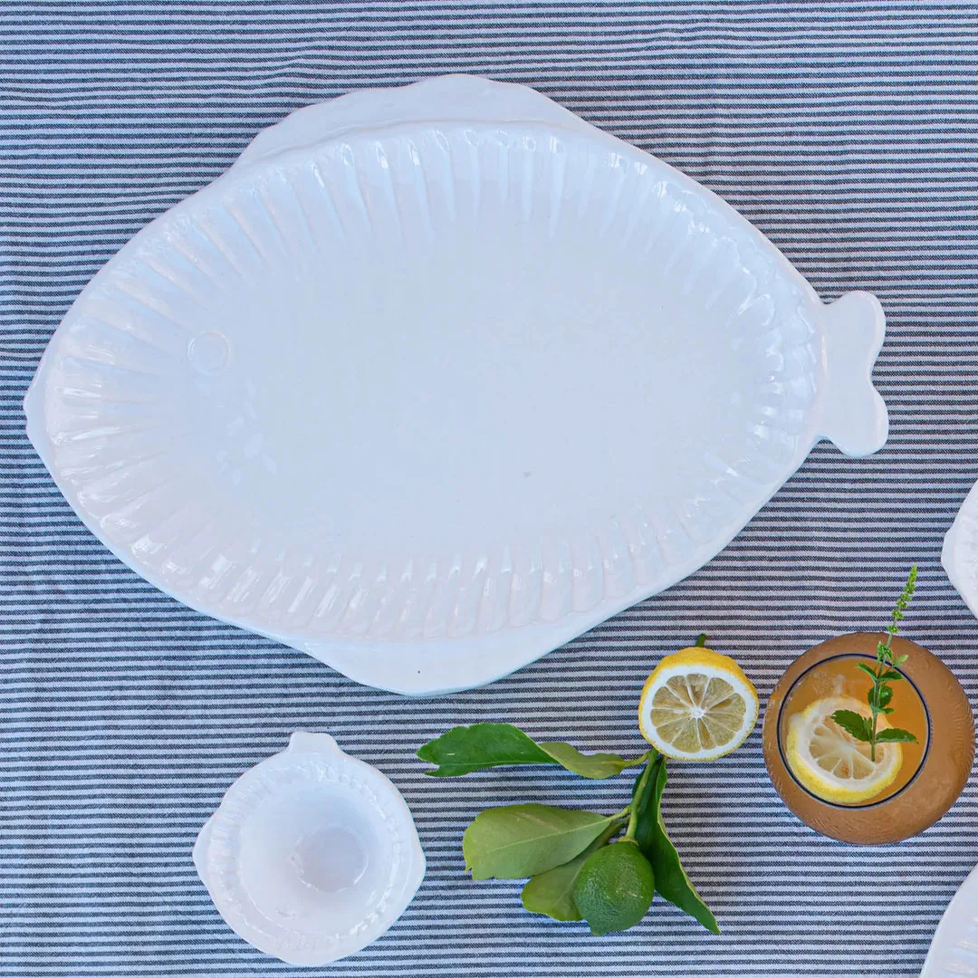 Vietri Pesce Serena Small Oval Platter