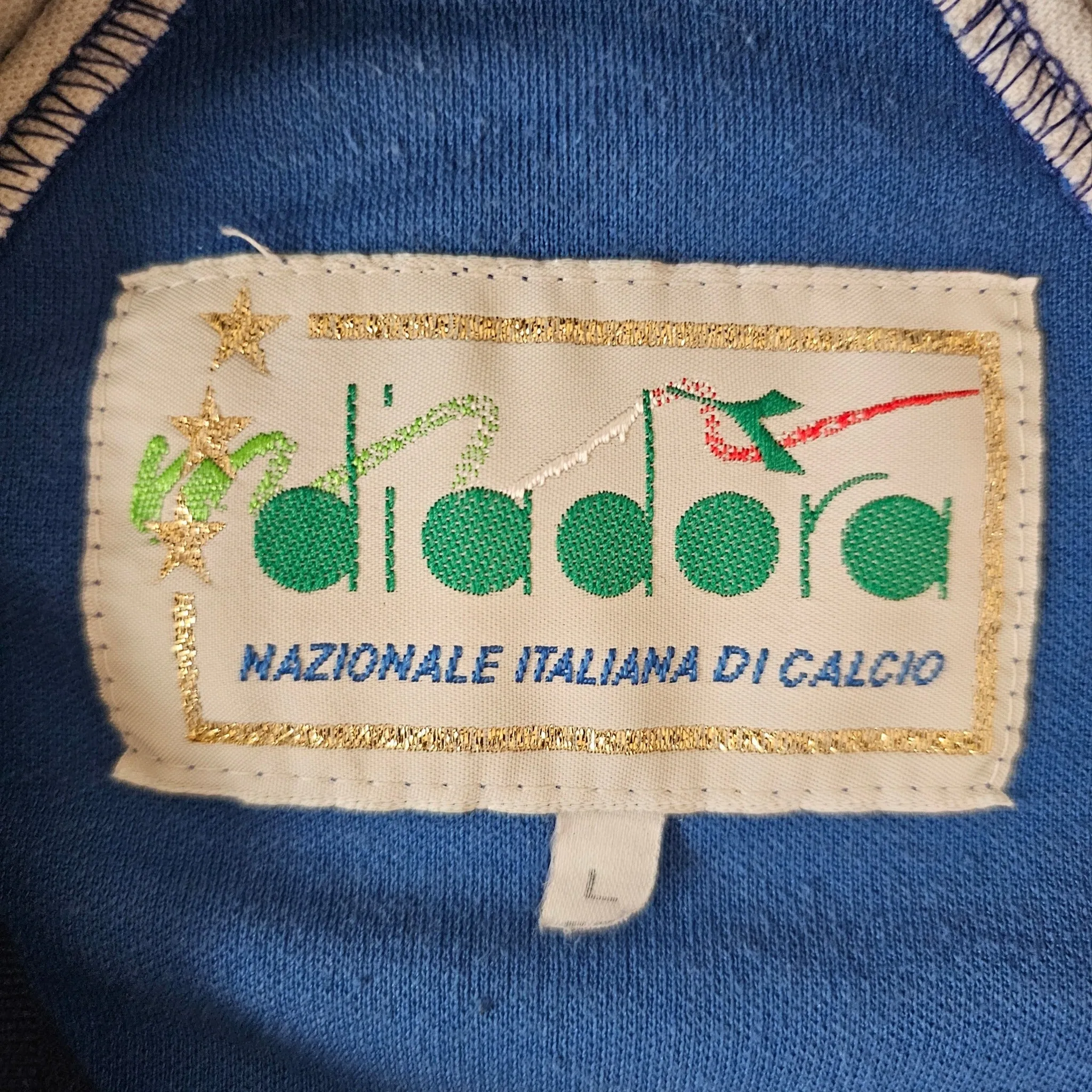 Vintage 1990 Italy Diadora player-issue jacket