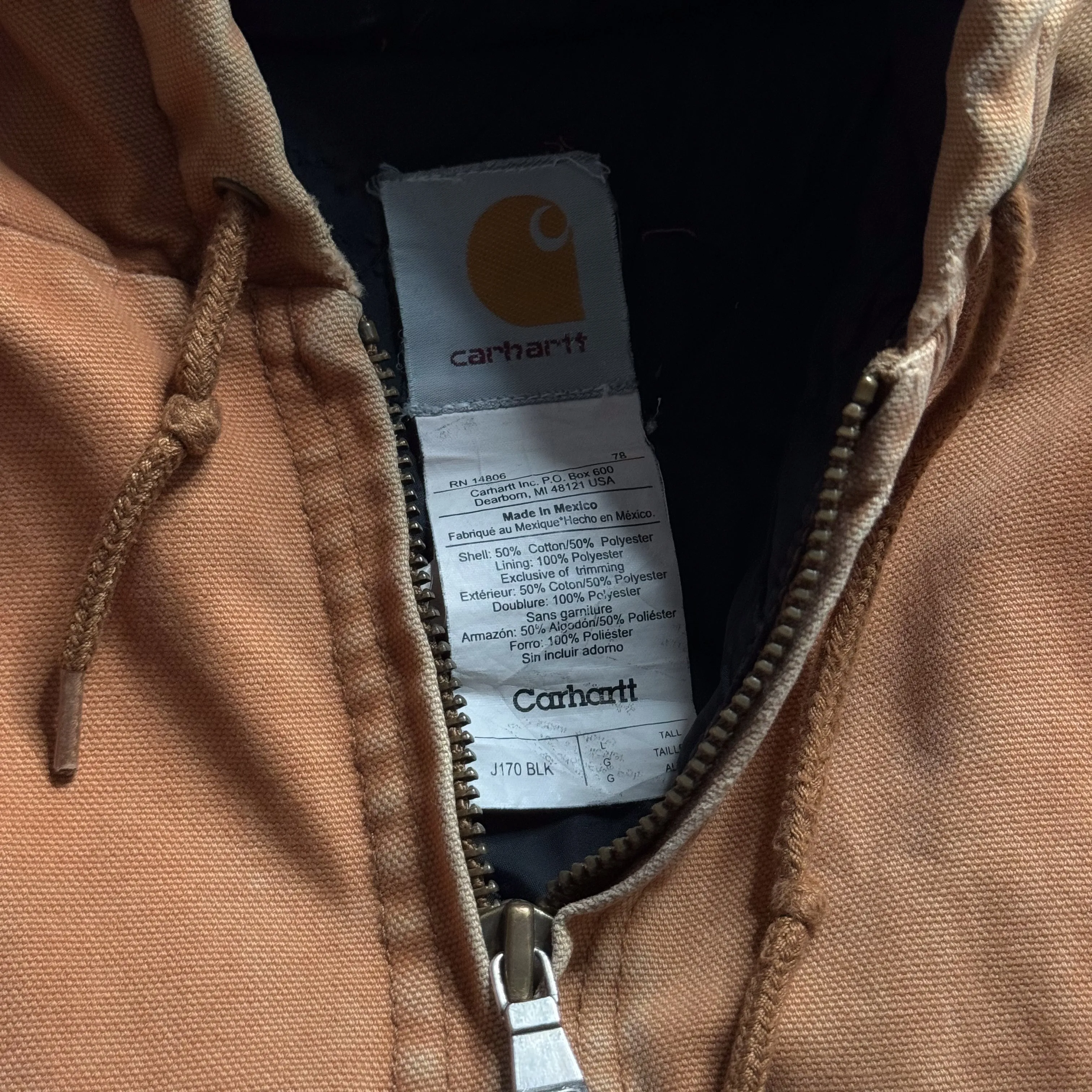 Vintage Carhartt Tan Active Jacket - L