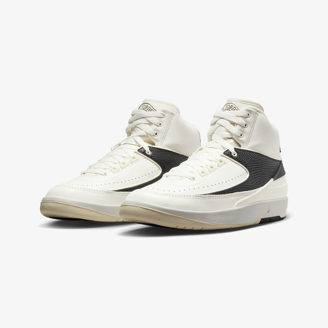 WMN'S AIR JORDAN 2 RETRO 'SAIL/COCONUT MILK-BLACK'