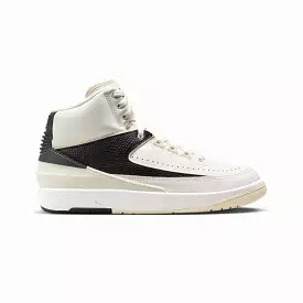 WMN'S AIR JORDAN 2 RETRO 'SAIL/COCONUT MILK-BLACK'