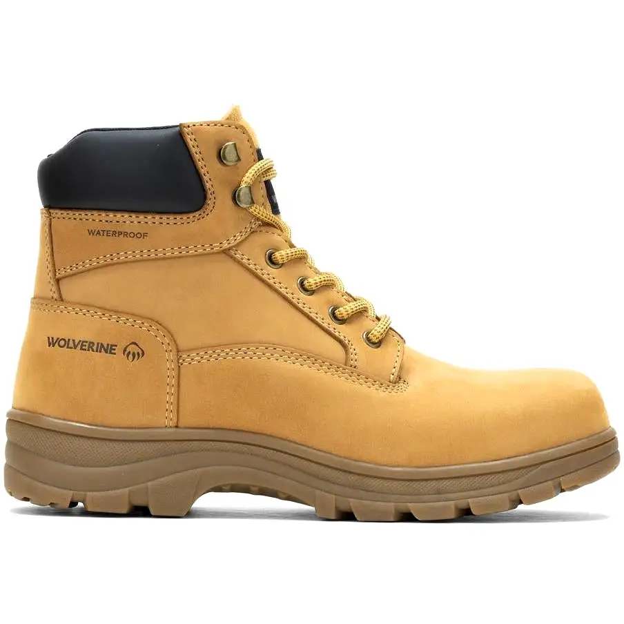 Wolverine Men's Carlsbad Steel Toe WP Work Boot - Wheat - W230065