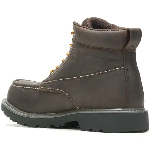 Wolverine Men's Floorhand 6 Steel Toe WP Work Boot -Brown- W221048