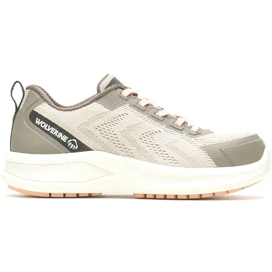 Wolverine Women's Bolt Durashocks Knit Carbonmax Work Shoe -Cement- W231010