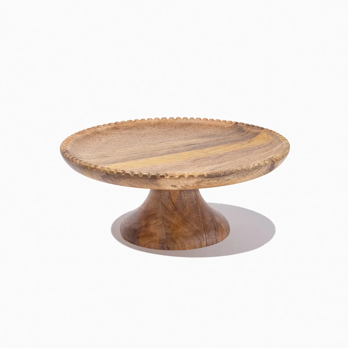 Wooden Cake Plate