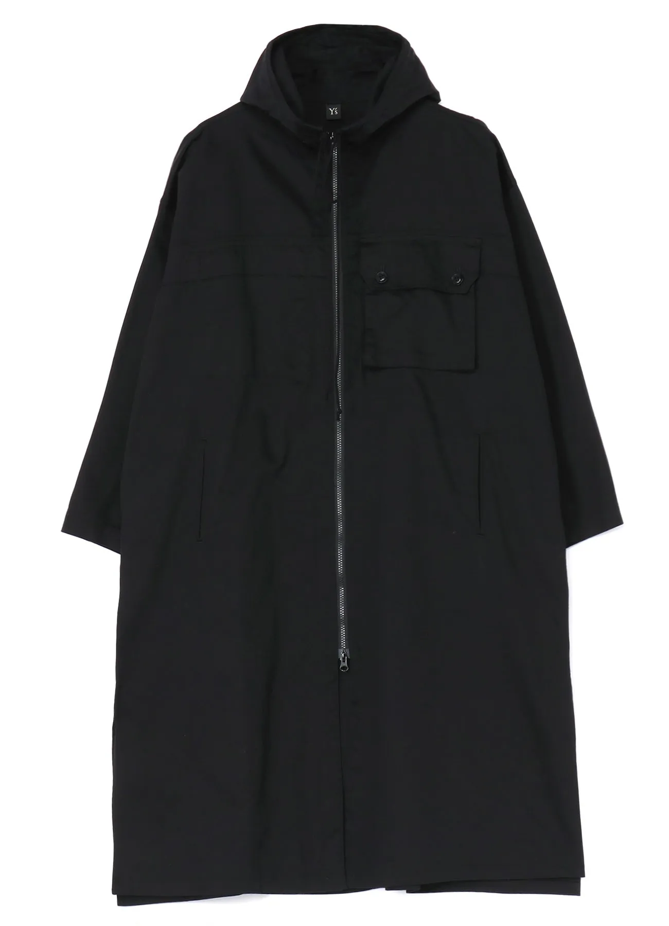 [Y's BORN PRODUCT] COTTON TWILL HOODED COAT